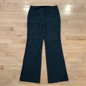 Express women’s size 2R editor dress pants black pinstripe 2 regular bootcut